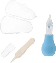 KOMBIUDA Nasal for Babies Silicone Nose Suction Snot Extractor Safe for Newborns