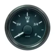 VDO SINGLEVIU 52MM (2-1/6") FUEL GAUGE - 0-90 OHM