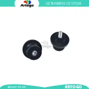 M8 Motorcycle Swingarm Sliders Spools Paddock Stand Bobbins Swing Arm Black