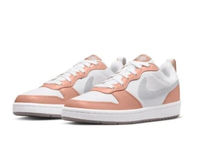 Nike Court Borough Low 2 SE Wht/Lt Madder Rt/Cv Stn/Aura DM1216 100 Sz 6