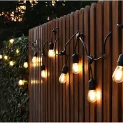 Waterproof Festoon String Lights Kits Wedding Party outdoor LED or Incandescent