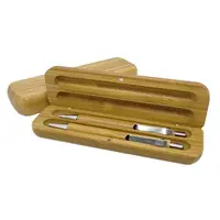 在飛比找蝦皮購物優惠-竹木木製雙槽筆盒 木質鋼筆盒高檔筆盒 收納文具盒鉛筆盒 客製