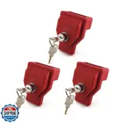 Yujanery Plastic, Glad Hand Lock,Keyed Alike, 3 Pack