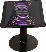 Anti-Theft POS Ipad/Tablet Kiosk Stand - Heavy Duty Base, 360° Swivel - Universal for Tablets 8.6-12.9 inches, Retail Business, Cafe, Office, Restaurant.