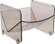 AKOOSY Plastic Construction Minimalist Design Key Dish Living Room Entryway Storage Bin Grey