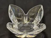 Vtg Signed Orrefors Crystal Bowl by Sven Palmqvist for Orrefors 4551-12 c1960s