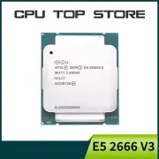 For Intel Xeon E5 2666 2666V3 Processor SR1Y7 2.9Ghz 10 Core 135W LGA 2011-3 CPU