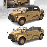 HG HG4-51 TRASPED 1/18 2.4G 4WD RC Car STEYR 1500A Command Vehicle LED Light Simulated Sound Smoke Crawler Off-Road Clim
