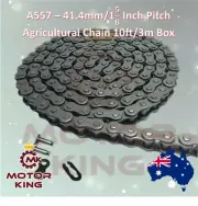 Simplex Agricultural Roller Chain A557 - 41.1mm / 1-5/8 Inch Pitch 10ft/3m