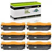 6PK CE410A BK Toner Fits For HP LaserJet Pro 400 Color M451nw M471dw MFP M475dn