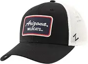 ZHATS Standard NCAA Officially Licensed Snapback Hat Big Rig Patch Black White Brick