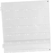 QSTDGVPW Golf Ball Display Case, Holds 30 Balls, Protect, Golf Ball Display Rack Cabinet