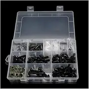 Motorcycle Fairing Bolt Kit Motorcycle Fairing Bolts Screws Body Spring Bolts for Hon┐da for XL1000 for XL125V V1-3 for Varadero/ABS(Black)