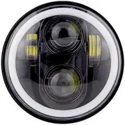 Motorcycle Headlight 5.75" LED Headlight DRL Halo Ring Motorcycle Projector Angel eye 5 3/4"Headlamp For Sportster 883 For Dyna Sportster Softail B