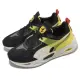 【PUMA】休閒鞋 Ferrari TRC Blaze 男鞋 黑 黃 麂皮 避震 義大利 法拉利(30732201)