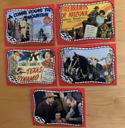 5 Cards - “Smiley Burnette” Riders of the Silver Screen 1993 - Cards #55-59 / 6