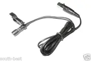 Lavalier Lapel tie clip Microphone Mic for Shure Wireless Mini 4Pin XLR TA4F