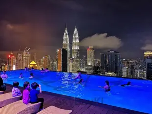 雙子星大樓的1臥室公寓 - 86平方公尺/1間專用衛浴318Platinum Suites KLCC 51F Infinity Pool SKYBAY