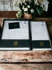 Fergusons Damask Irish Linen 54x72 Tablecloth & Napkins Set(6) New