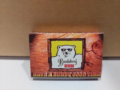 1 Box Bundaberg Rum Square Bear Matches - Have a Bundy Good Time