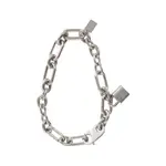 [ACNE STUDIOS] Padlock Chain Necklace Silver