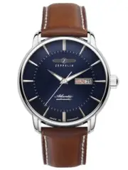 Zeppelin 8466-3 Atlantic Mens Watch 40mm 5ATM