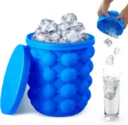 Proxima Direct 5.5" X 4.8" Ice Cube Maker Silicone Ice Trays Mold Large Silic...