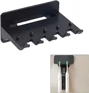 Wall Mounted Adhesive 3-Slot Toothbrush Holder, Seamless Reusable No Drilling Toothbrush Organizer Plug Socket Holders for Home Office Bathroom Living-Room