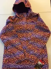 THE NORTH FACE Girls Uncia Resolve Iris Primal Jacket XL 18 NWT Rain Coat Hooded