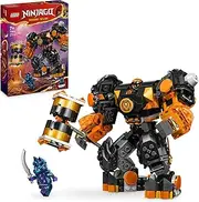 LEGO NINJAGO Cole’s Elemental Earth Mech Set, Collectible Ninja Toy for 7 Plus Year Old Boys and Girls, Action Figure with Cole Minifigure, Kids Toy Treat for Dragons Rising Fans 71806