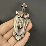 T-Conceal Bronze EDC Sword Fidget Slider Fidget Toy Stress Relief Adults Anti-Anxiety Office Desk Toy