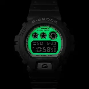 CASIO G-SHOCK 綠色光芒 時尚電子腕錶 DW-6900HD-8