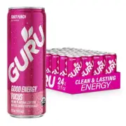 Guru Energy Beverage Fruit Punch 12.0 fl oz (Pack of 24)