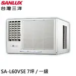 SANLUX台灣三洋7坪R410A變頻一級窗型冷氣冷暖空調SA-L60VSESA-R60VSE 大型配送