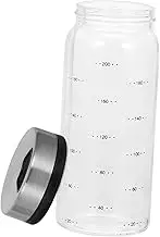 HEATSHAKING Glass Shaker Refillable Spice Dispenser for Kitchen Travel and BBQ Glass Containers for Salt Sugar and Seasoning Storage