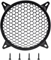 12 Inch Plastic Mesh Waffle Speaker Covers with Screws Audio Sub Woofer Grille