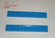 LEGO NEW 2x12 Blue Plate (2x) 244523 Brick 2445