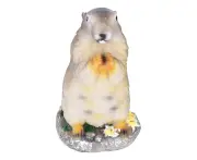 Resin Groundhog Ornaments Animal Statue Sculpture Figurines For Indoor Outdoor Patio Yard Decor