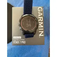 在飛比找蝦皮購物優惠-Garmin fenix 7 pro 含配件（二手）