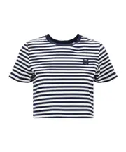 Striped T-shirt M Black