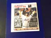 'PETE ALONSO' "2019 NL ROOKIE OF THE YEAR" NEWSDAY 11/12/19