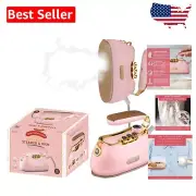 Compact Retro Handheld Steamer & Iron for Quick Wrinkle Removal – 40 Sec Heat