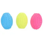 3 Pcs Dog Chew Ball Interactive Soundball Toys Pet for Puppies Squeaky Small