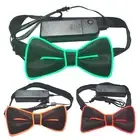Light Up Bowtie LED Bow-Tie for Men Glow In The Dark Party Costume