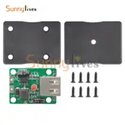 5V 2A Solar Power Bank Panel USB Charge Voltage Controller Regulator Black Shell
