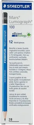 STAEDTLER MARS LUMOGRAPH PENCIL 2B - Box of 12