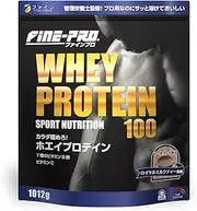 FINE JAPAN Whey Protein Powder 1.1 kg – Premium Protein Blend with Essential Vitamins for Muscle Recovery & Growth – Easy-Mix Formula (1.1kg, Milk Tea)