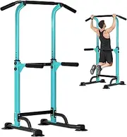 DlandHome Power Tower Dip Station Pull Up Bar for Home Gym Pull Up Bar Station Workout Equipment, Strength Training Fitness