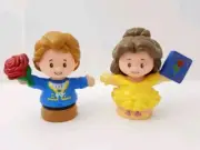 Fisher Price Little People Belle Disney Princess Beast Adam Rose Figure