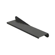Black Metal Shelf Wall Mounted Bathroom Brush Holder Storage Shower Shelf